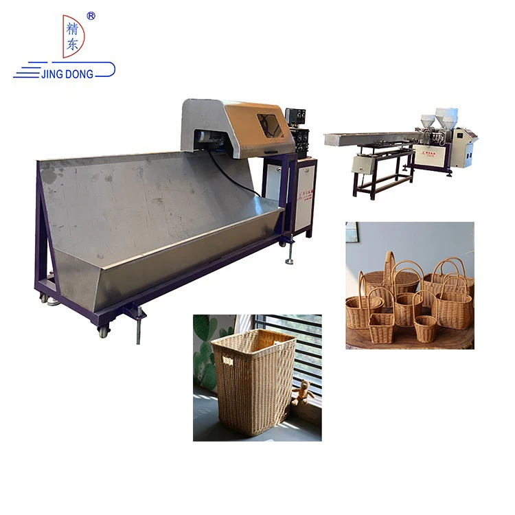 High Quality Touch Screen Control PP PE PVC Plastic Rattan Extruder Machine Synthetic Rattan Wicker Making Machine