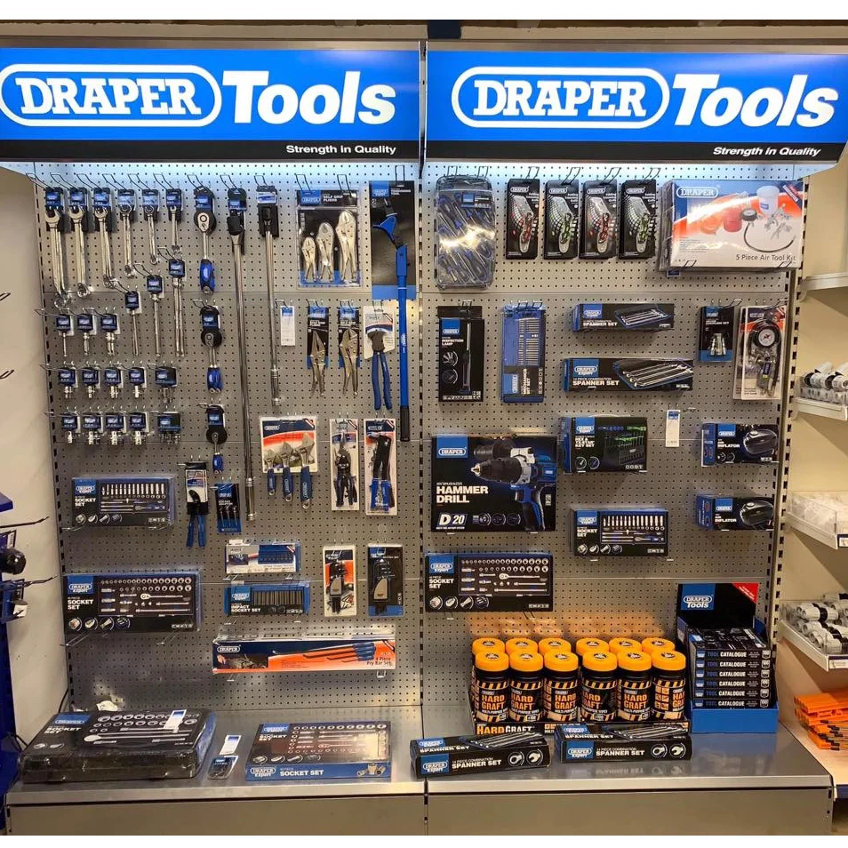 Display Equipment for All Kinds of Tools Exhibition Shelving Systems Metal Display Hooks