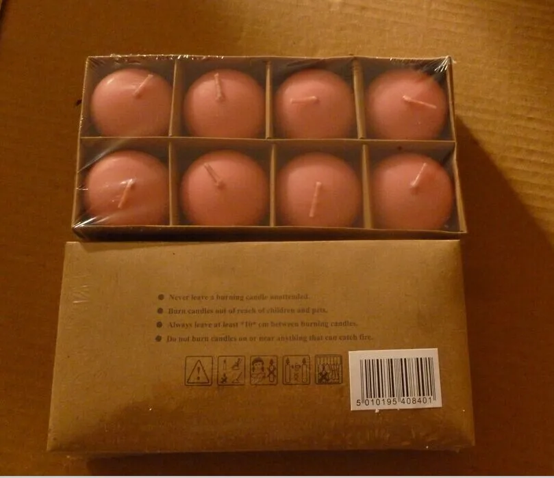 2024 Unscented Candle Party Use Floating and Burning in Water Candle Floating Candle