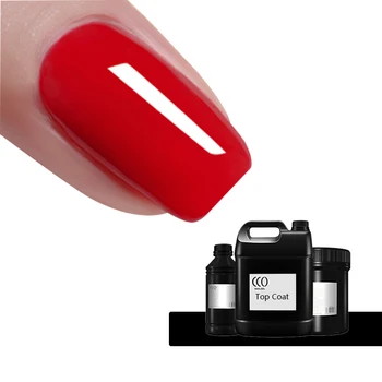 CCO free samples nail gel Ladies women top coat natural nails glossy high shiny  gel top coat Nail polish