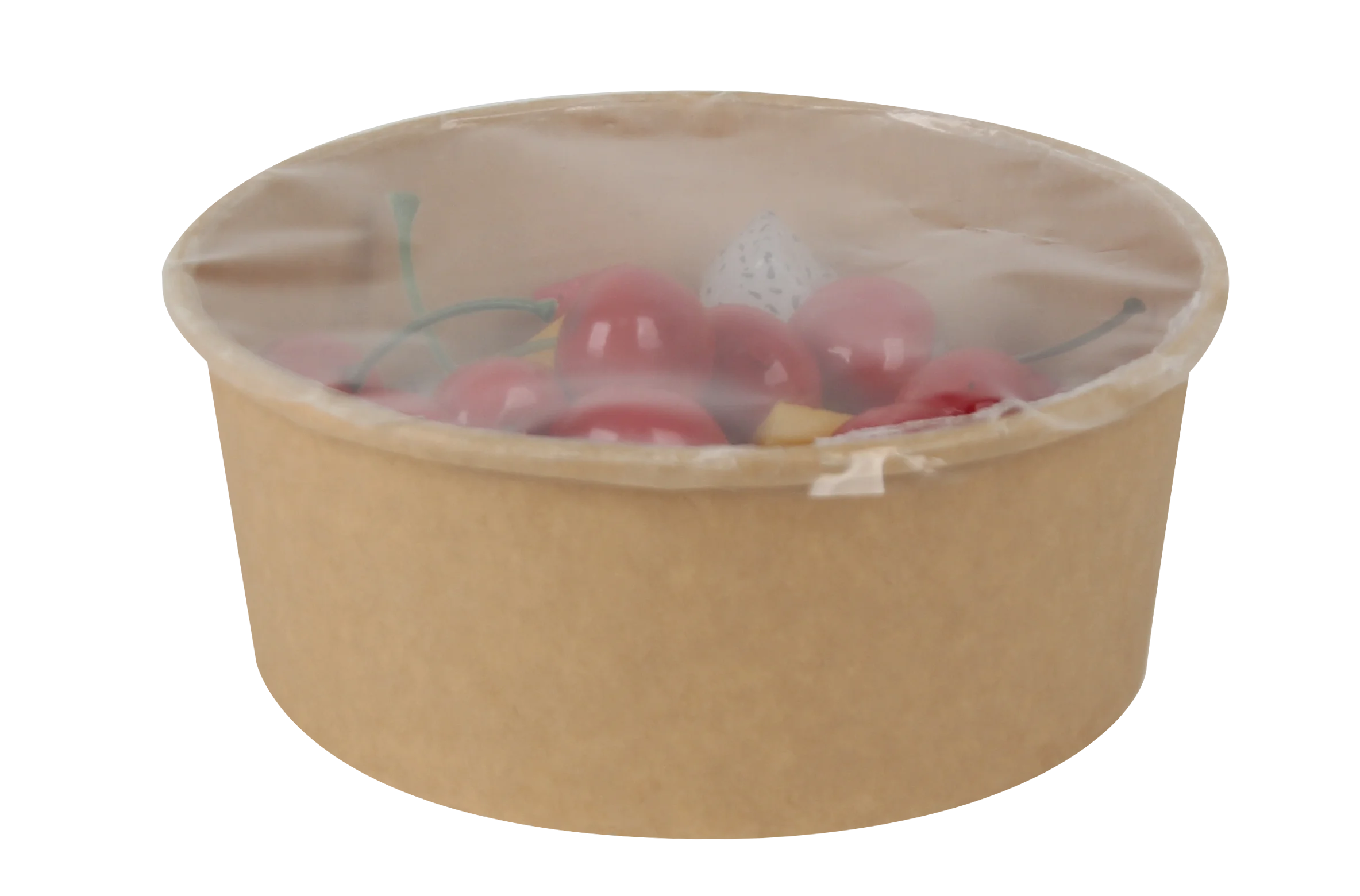 Custom Logo Leak-Proof Kraft White Bamboo Round MAP Salad Paper Bowl for Healthy Dining Options factory