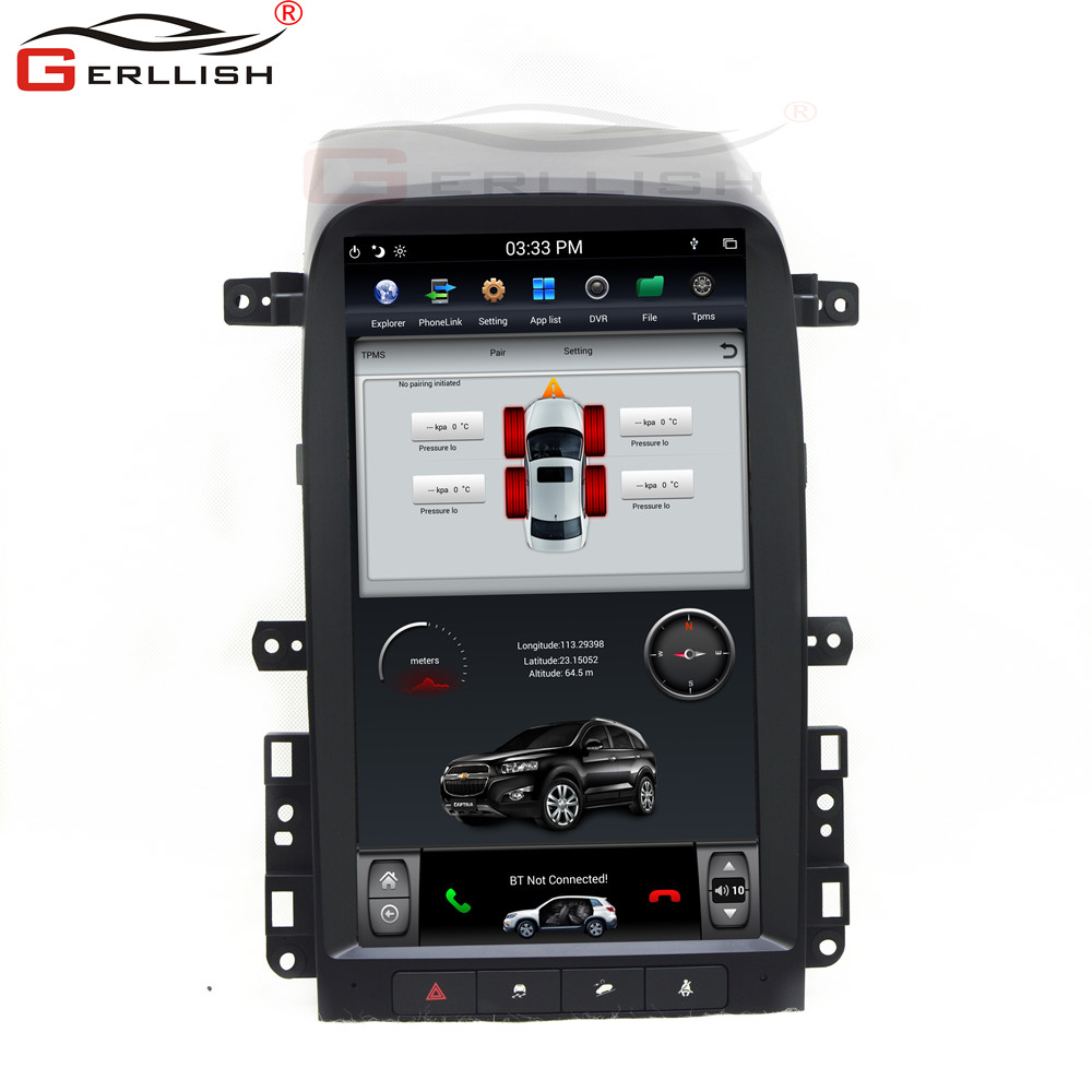 13.6 Inch tesla Style Vertical Screen Android Car Dvd Player for Chevrolet Captiva 2008-2012 Radio Audio Stereo Gps Navigation