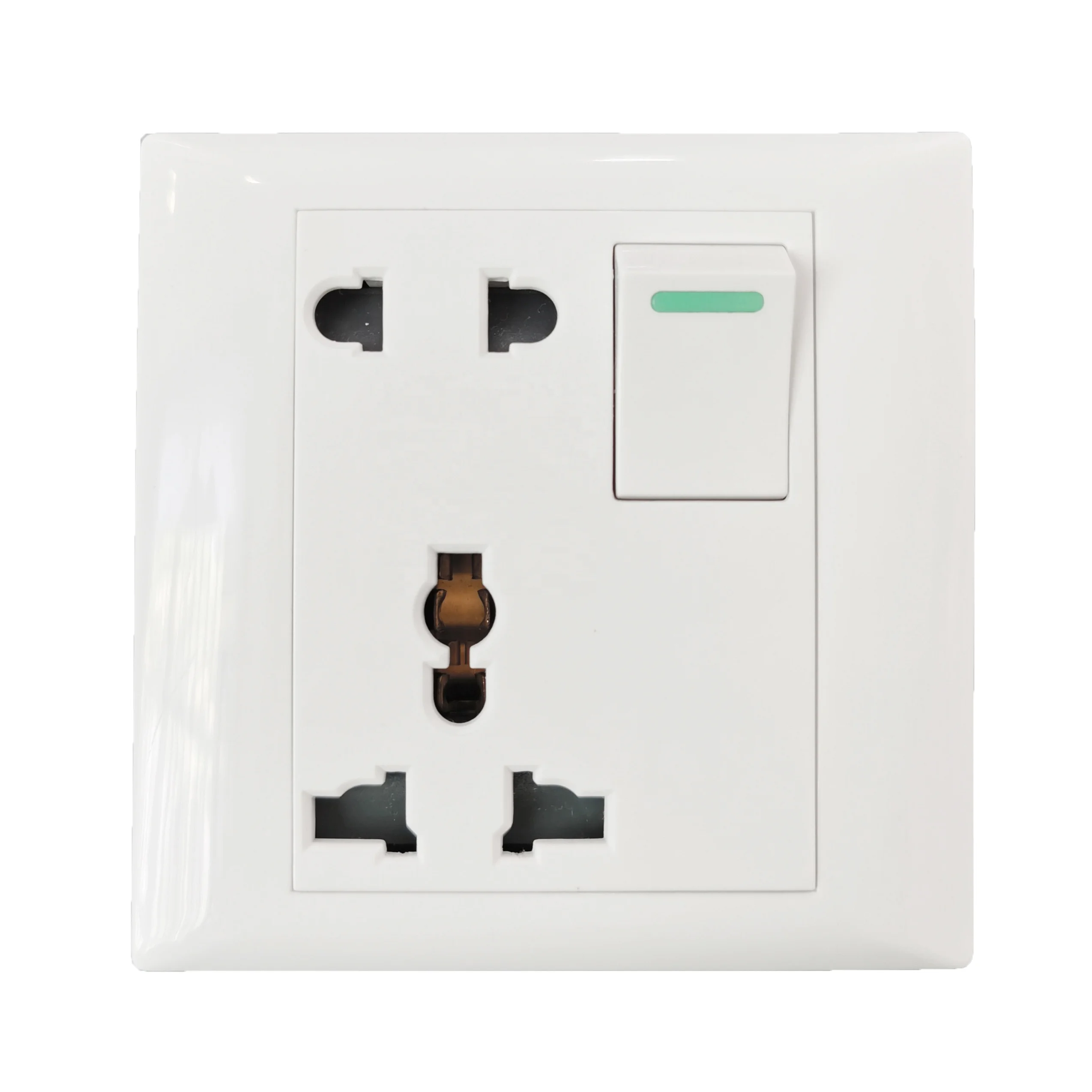 JN Switch Socket in South Asia Smart Socket Panel Electrical Plastic Multi Function 7 Pin Plug Socket