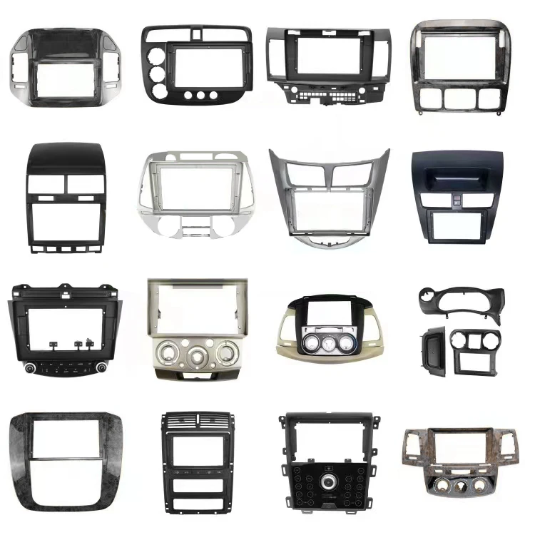 Car GPS Navigation Panel for HYUNDAI I10 2008-2012 9 Inch Screen 2 Din Android Dashboard Radio Stereo Fascias Panel Frame