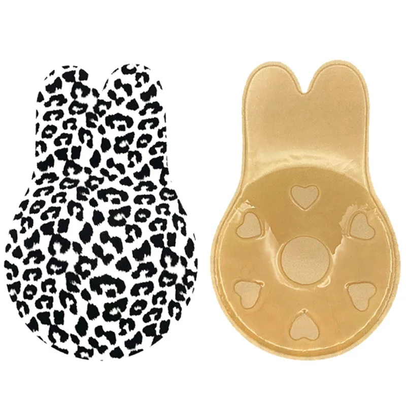 Sticky Bra Rabbit Invisible Breast Lifting Bra Sticky Silicone Strapless Pasties Rabbit ...