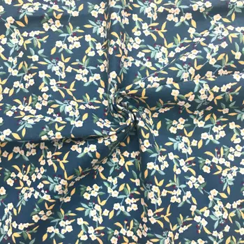 High Quality 150GSM Brushed Cotton Flannel Fabric Wholesale Reactive Printed Floret Printed Soft Fabric For Women Child Clothing