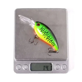 Hot Sale 10cm 14g Artificial Hard Plastic Crank Baits Deep Diving Wobbler Crankbait Fishing Lures with Long Tongue Board – Hard Lure – view 4