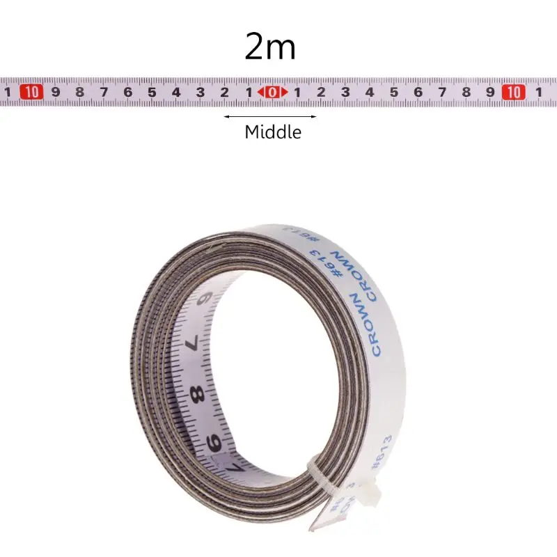 Self Adhesive Metric Ruler Miter Track Tape Measure Steel Miter Saw Scale  for T-Track Router Table Band Saw Woodworking Tool - 1m-0-1m - China Metric  Ruler, Self Adhesive Metric Ruler