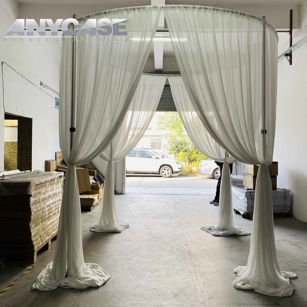 Anycase Wedding Stage Decoration Backdrop Telescopic Pipe And Drape Kit For Sale Buy Drape Kit