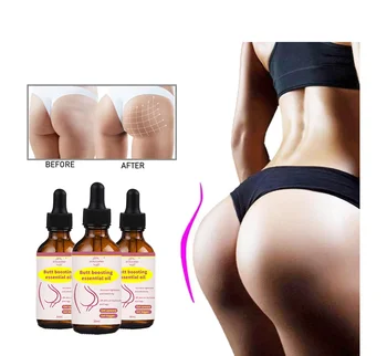 Factory Direct Sale Sexy Tightness Chest Enhancer Bigger Breast Buttocks Enlargement Cream Herbal Body Oil for Breast Enlarger