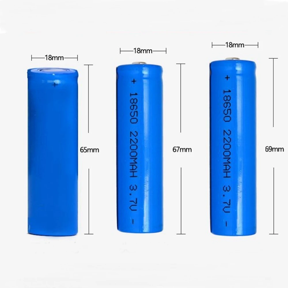 Cheap Price Grade a Power Bank Lithium Ion Batteries Cell Icr INR18650 22f Li-ion Cylindrical Battery 18650 2200mah 3.7v 8.14wh