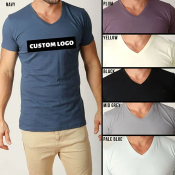 t shirts v neck wholesale