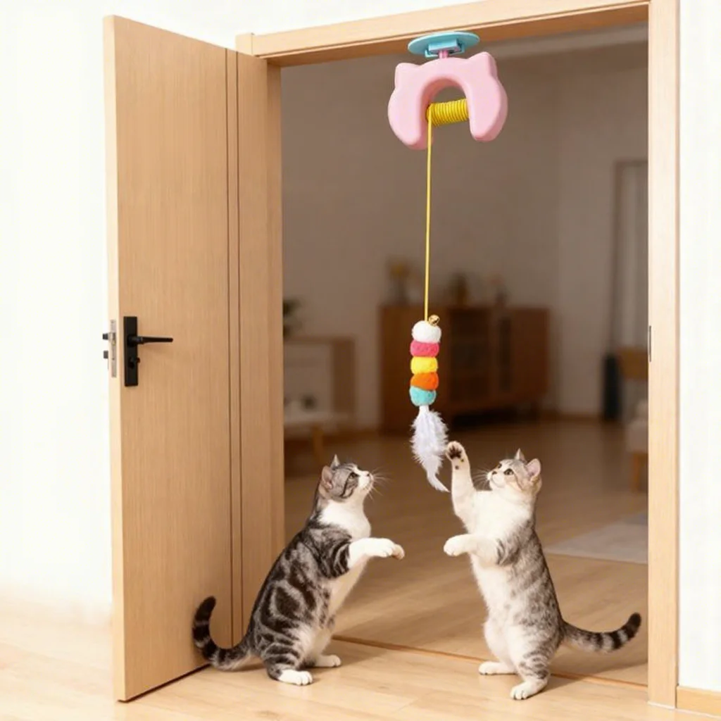 Eco-Friendly Electric Pet Toy Feather Yo Yo - Smart Fun