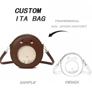 Custom Ita Messenger Bag Manufacturer Low MOQ Offering Custom Ita Bag Insert for Cute Anime Accessories