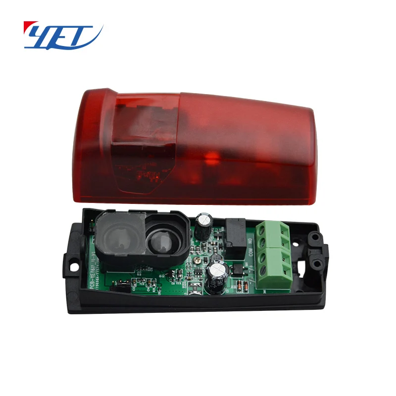 YET611 Wireless Photocell Sensor Beam for Door with Mirror