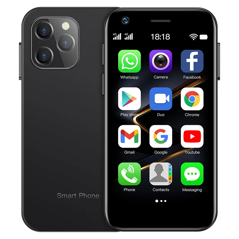 Soyes XS12 Mini Smartphone - Android 10, 3GB RAM, 64GB Storage