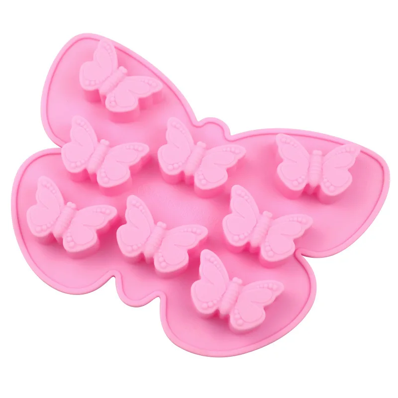 Handmade Butterfly Silicone Mold Food-Grade Reusable Eco-Friendly Chocolate Candy Resin Jewelry DIY Craft Baking Tool Kitchen factory