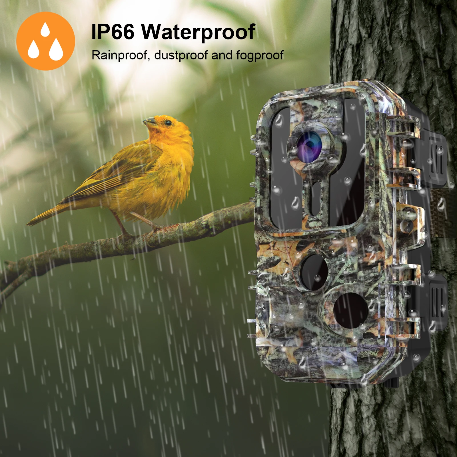 0.3s Trigger 4k Hunting Trail Game Camera Digital Wild Hunting Ghost