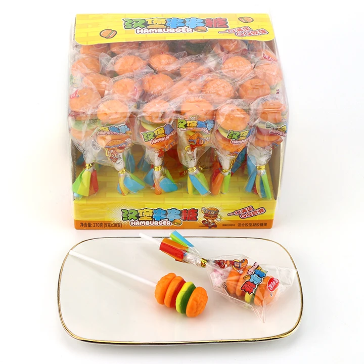 Burger Lollipop