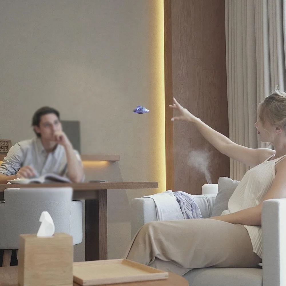 Уличный Забавный фиджет-Спиннер Boomerang, летающая игрушка НЛО с ручным управлением, вращающийся на 360 градусов Волшебный мини-Дрон, игрушка, светодиодный Летающий Спиннер