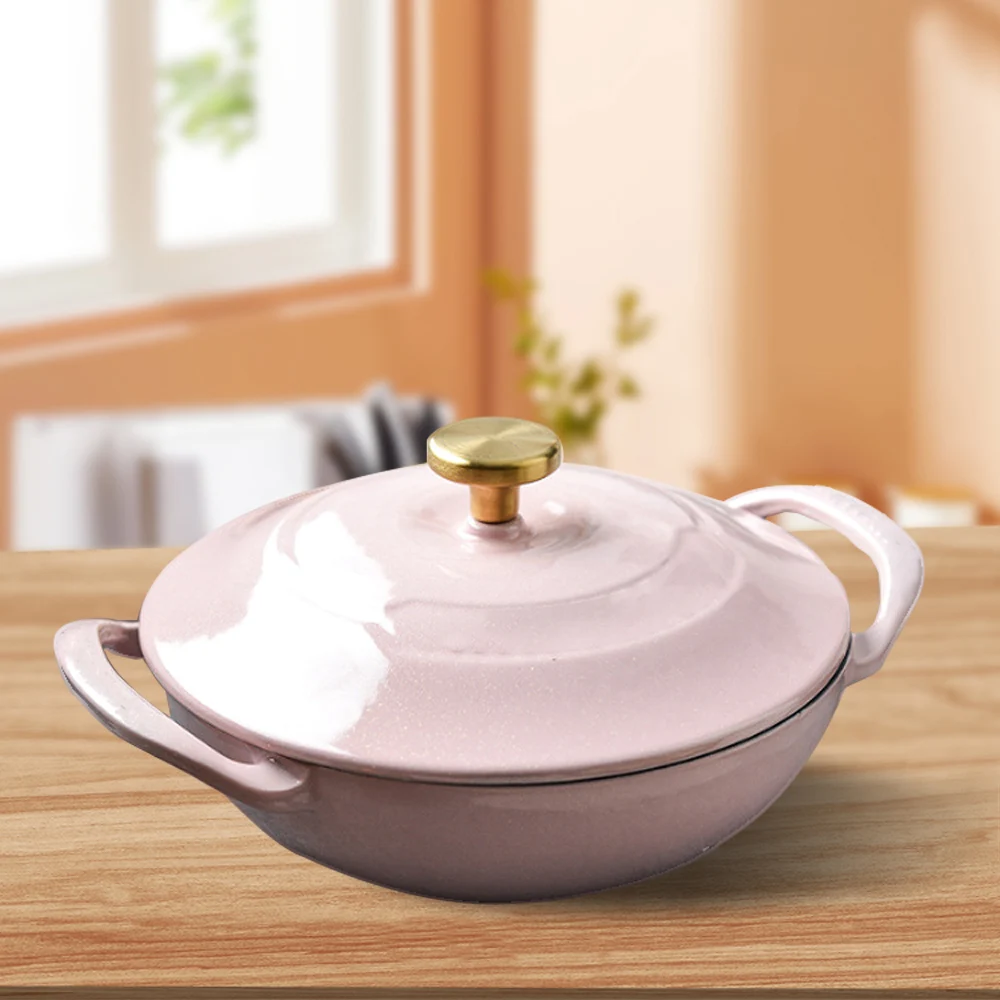 Factory Outlet Latest Model Kitchen Enamel Cast Iron Cookware Set Soup