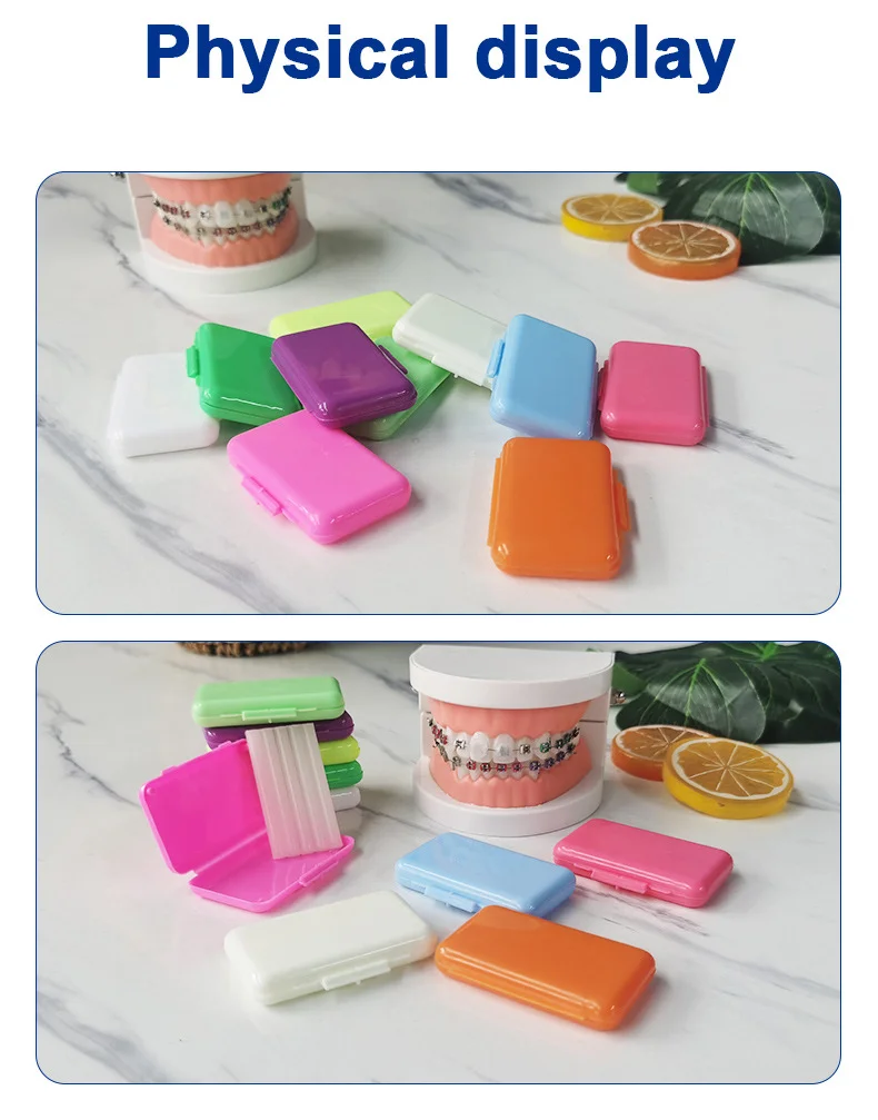 Dental Orthodontic Edible Wax With Tool Mouth Protect Dentist Ortho