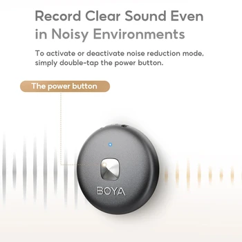 BOYA Microphone D/U Wireless Lapel Mini Microphone Condenser Microphone Suitable for  Phones Android Smartphones Live Streaming detail image