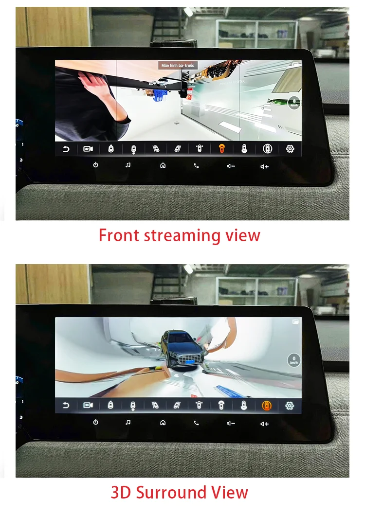 product wemaer androidoriginal dual system 3d panoramic cameras surrounding view 360 degree car bird view camera for mitsubishi xforce-4