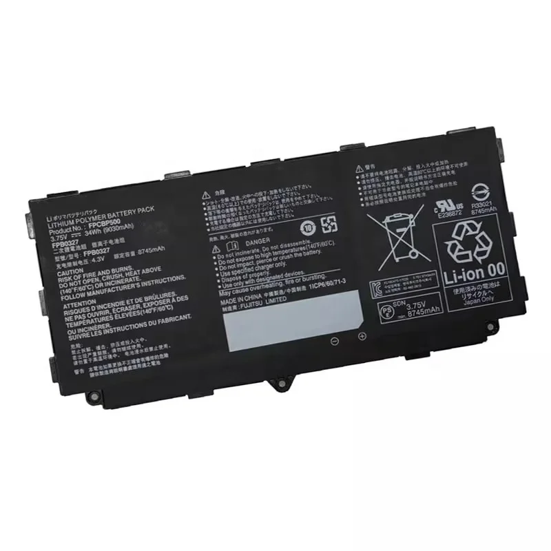 Fujitsu Arrows Tab Q506 Q507 Q508 Battery - 11.4V 52.5wh