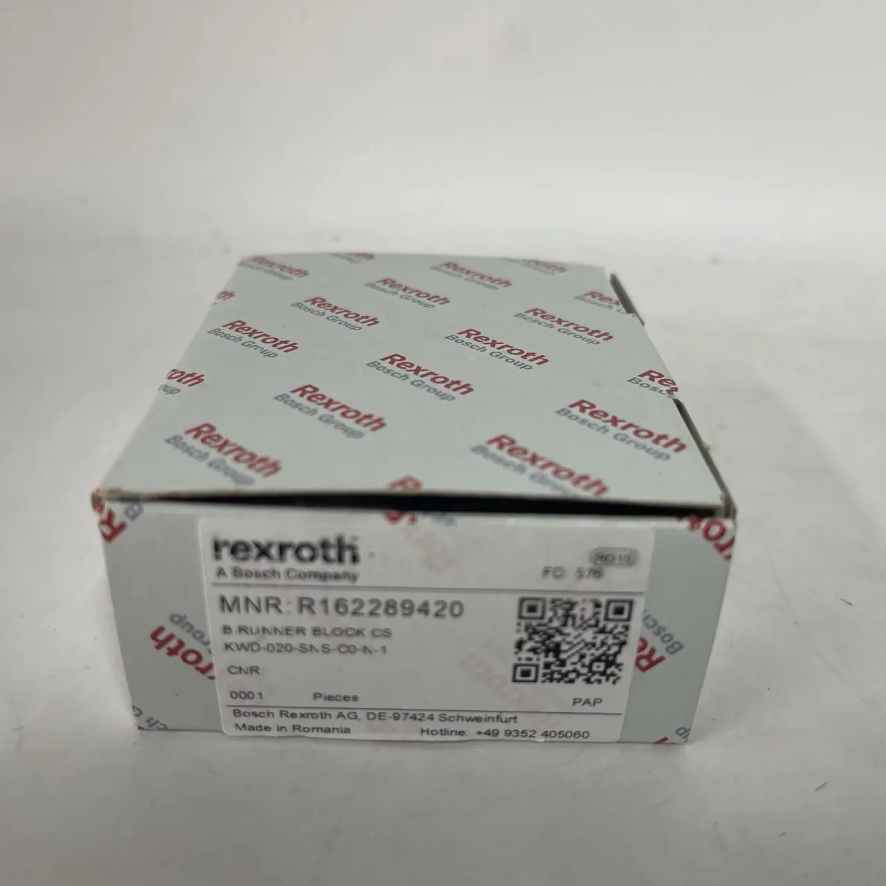 Rexroth Linear Guide Runner Block R162289420 (KWD-020-SAS-CD-A-1)