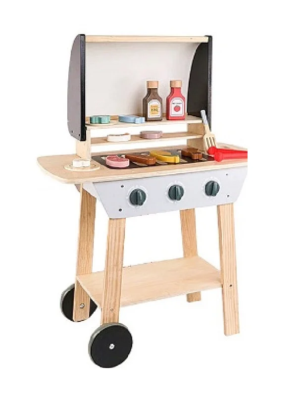 2024 New Design Cooking Pretend Play Outdoor Wooden Mud Kitchen Play Set for Kids
