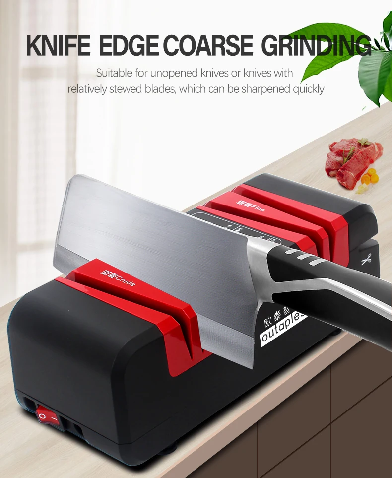 Multifunctional 110v 220v Household Grinder Scissors Sharpeners Kitchen