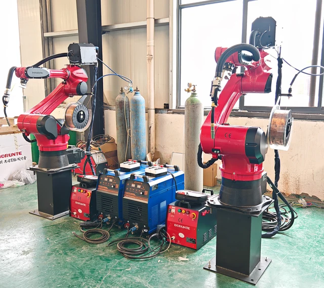 Automatic Intelligent Industrial Arc Mig Tig Robotic Arm 6 Axis Welding Machine Offline Programming Robot Welders for Metal