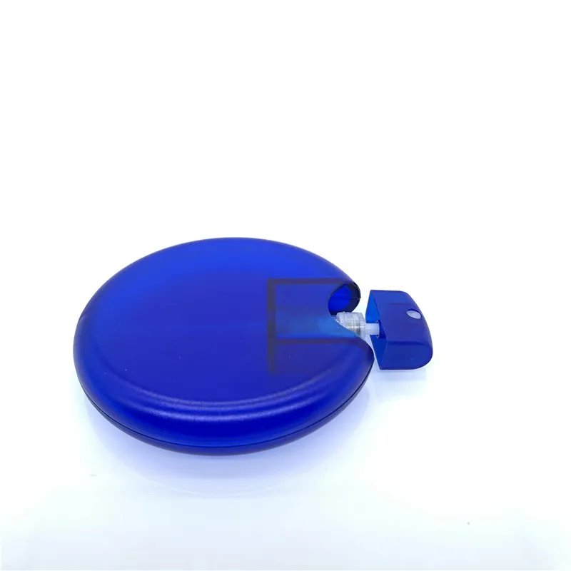 30ml Round Empty  Pump Mist Travel Mouth Spray Plastic Pocket Size Perfume Atomizer Bottle  Portable Pocket Credit Card Plastic