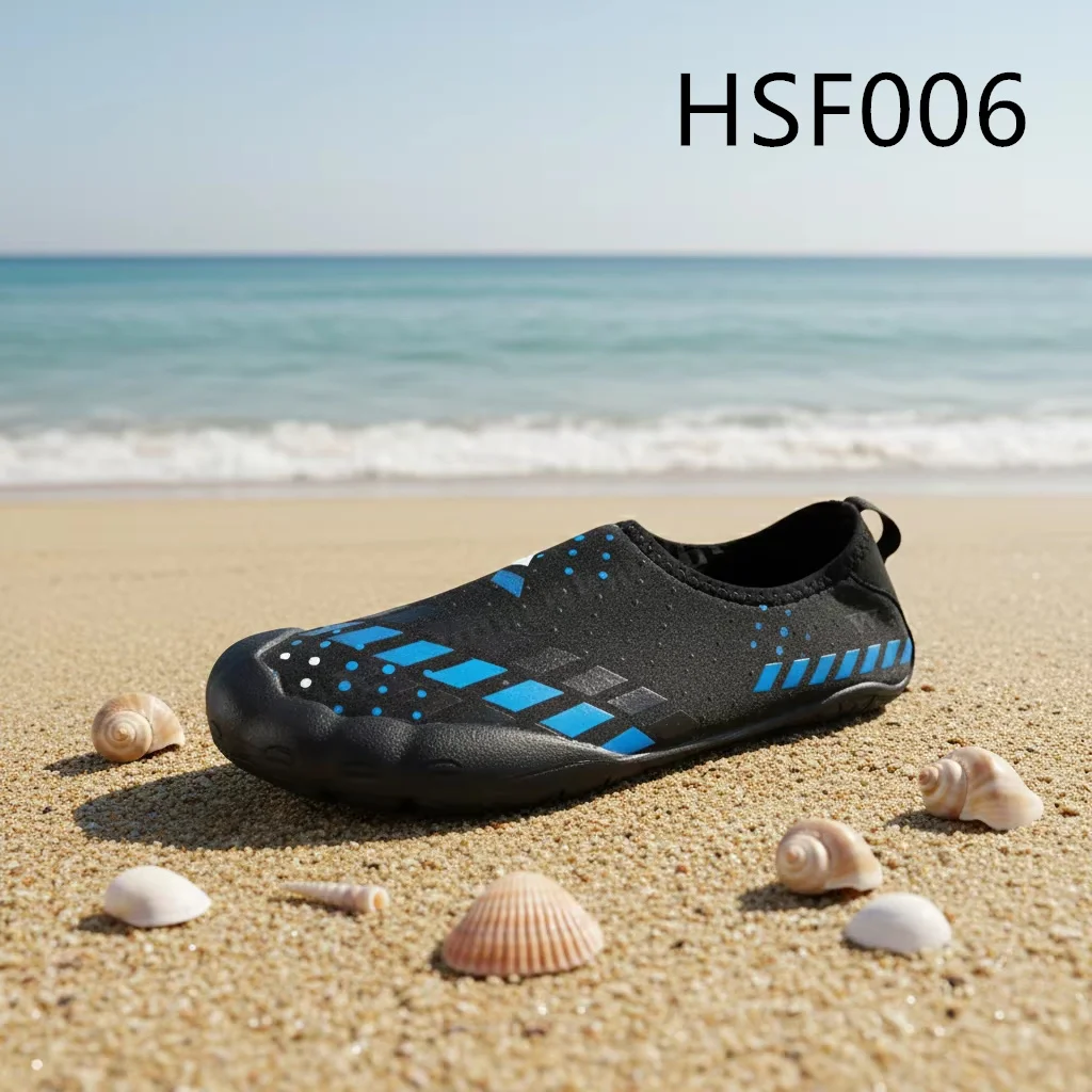 ZYF,Paddleboarding Easy to Air Dry Fabric Black Swimming Shoes Water Motorcycle River Tracing Anti-slip Barefoot Shoes HSF006