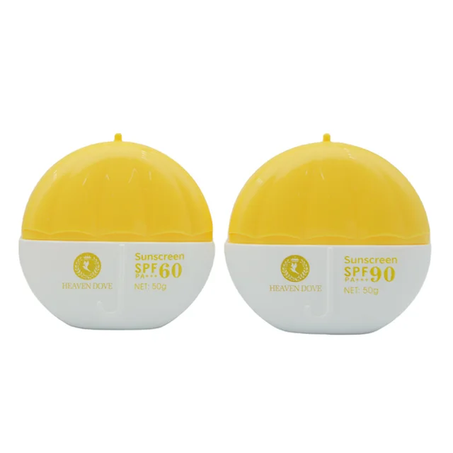 Private Label Long Lasting Sun Protection Sweatproof 50g Spf 60/90 Sunblock Korean Sunscreen Sun Cream For Face And Body