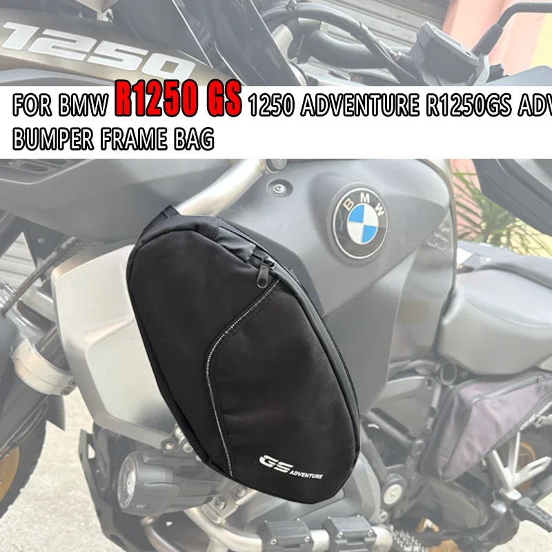 Opbergpakket Motorfiets Reparatie Positionering Gereedschapstassen Frame Crash Bar Tas Waterdichte Opbergpakket Voor BMW R1200GS R1250GS LC ADV Plaatsingstas(ZWART 2
