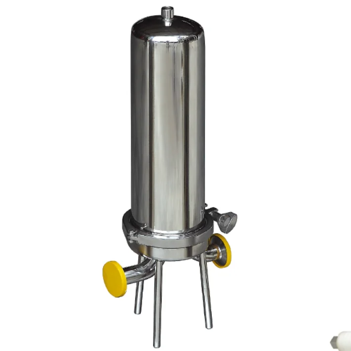 Liquid Oil Wine Beer Paint Filtration Machine Multi Cartridge Filter Housing Stainless Steel