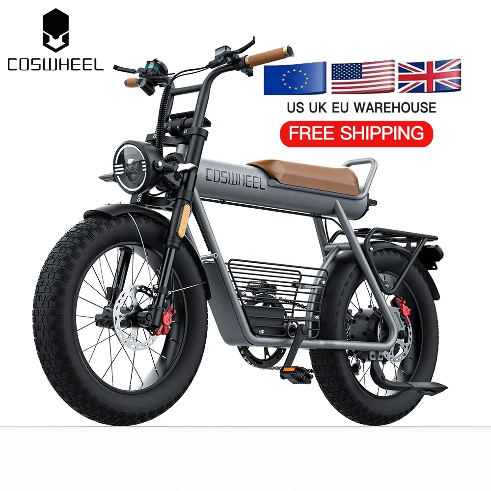 Электрический велосипед COSWHEEL CT20 48 В 1500 Вт