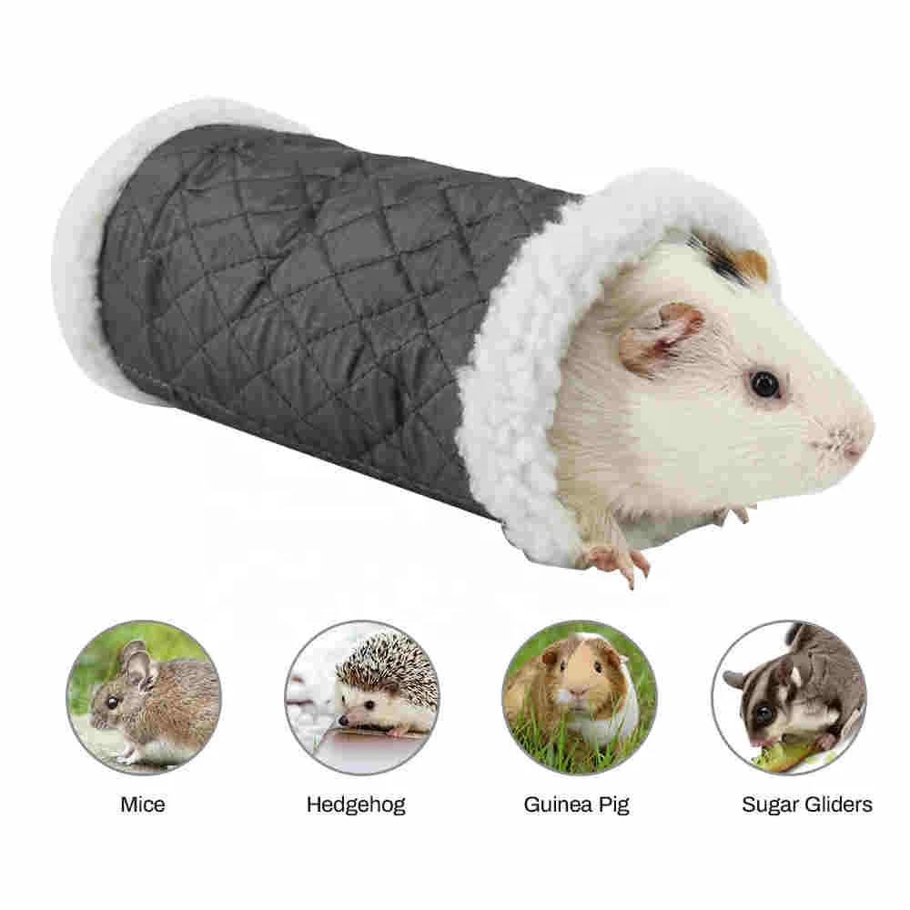 zacheillo Hamster Natural Wood Tunnel Tube Chew Toy,Hideout Bed Nest House,Forest Hollow Tree Trunk Bridge-Playing Hut for Chinchilla Guinea Pig Gerbil Mice Rat Small Animals,20CM 