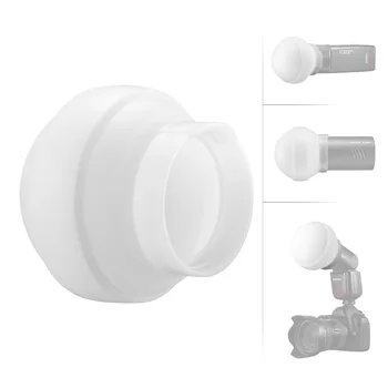 Godox AK-R22 AD100Pro AD200Pro Collapsible Diffusion Dome Silicone Diffuser for Godox V1 Round Head Flash detail image