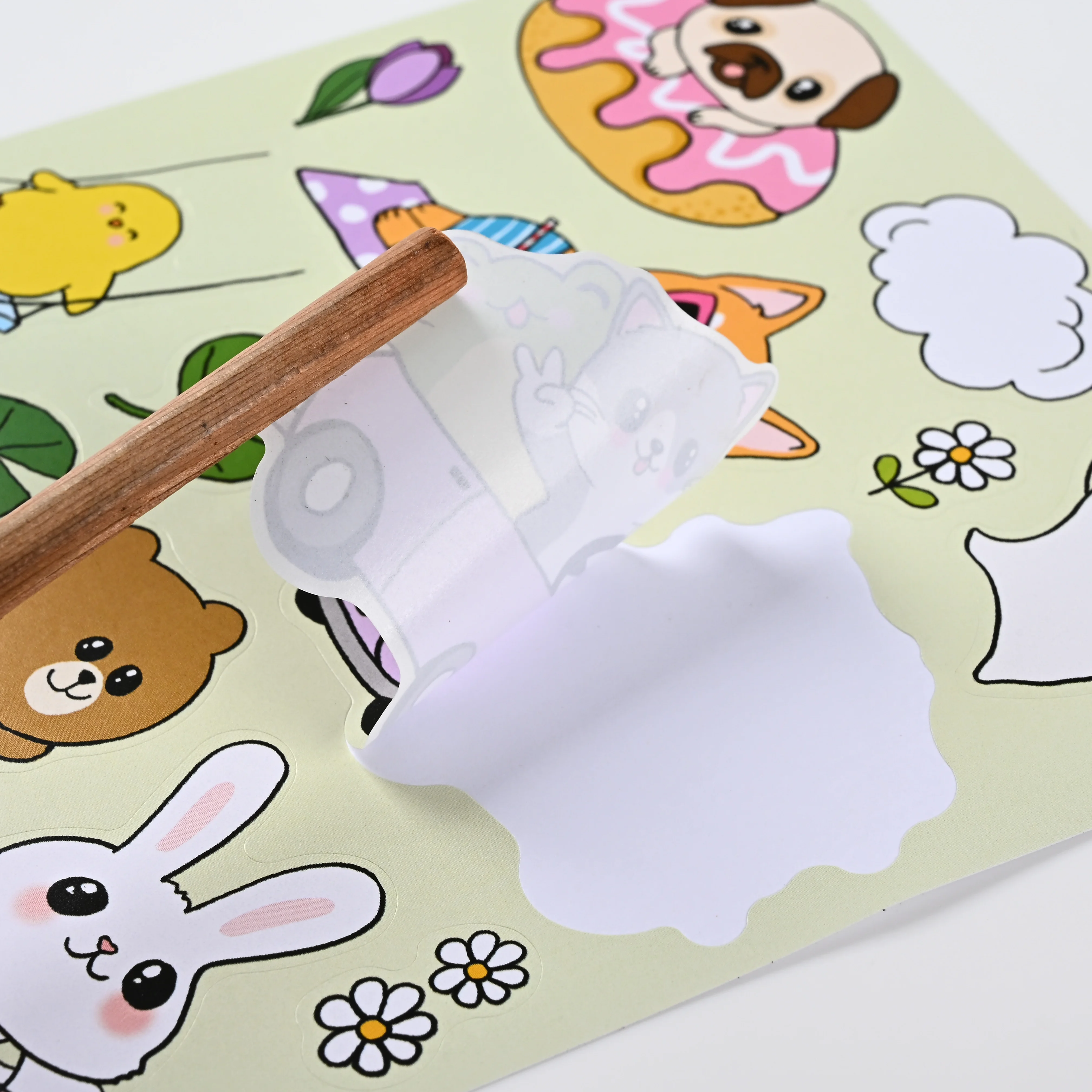 Free Proofing Custom Waterproof Printing logo Packaging Gloss Vinyl Holographic Custom Die Cut Sticker