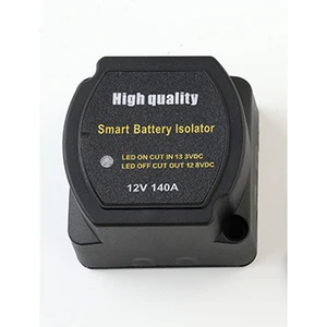 Dual Battery Isolator 12V 125A Voltage Sensitive Relay Disconnect Kill Switch for Marine Car ATV UTV RV Boat