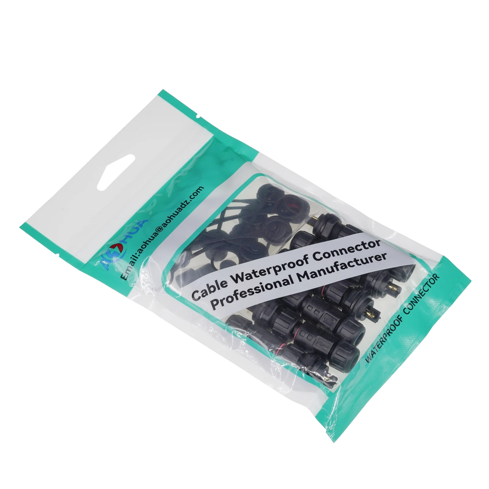 Assembly Led Connector Male Female Plug Cable Connector Panel Mount