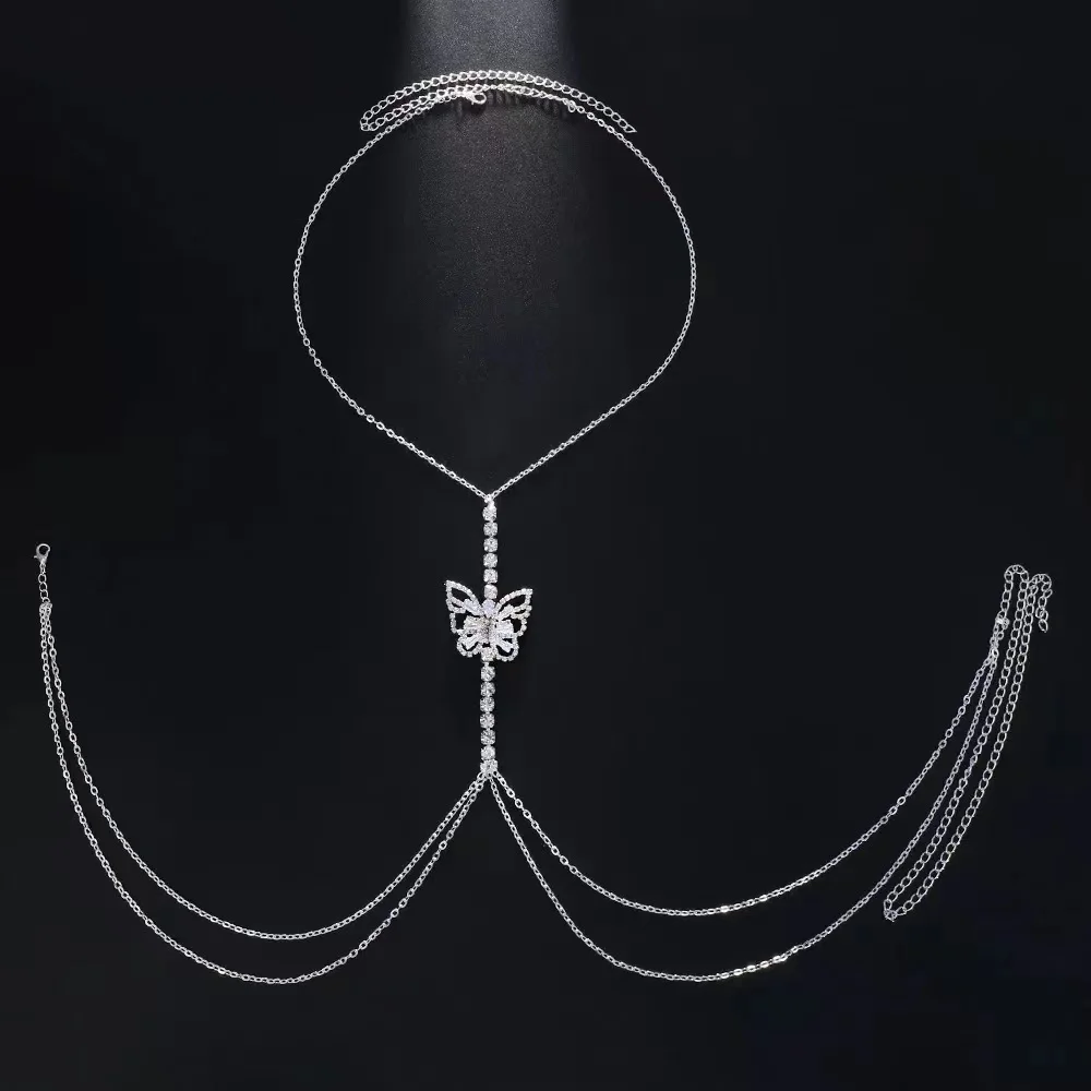 Butterfly Chest Chain Sexy Body Jewelry For Women Fashion