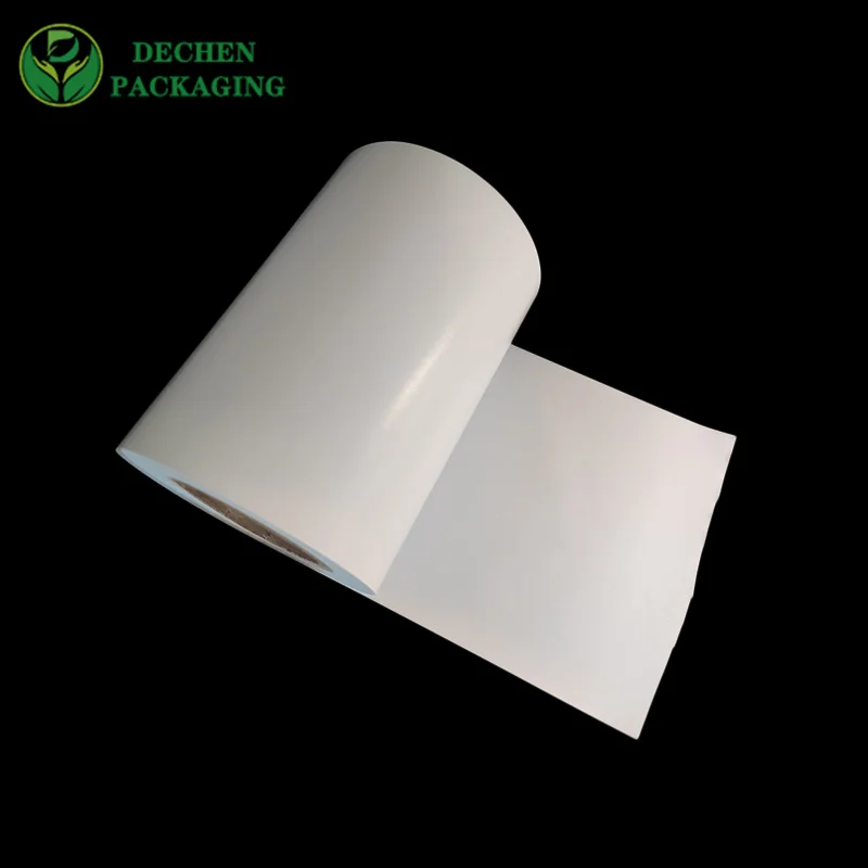 White Sugar Single Side Lwc Coated Brown Roll Pe Laminated Paper Food Packaging