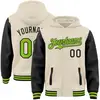Cream  Black - Neon Green