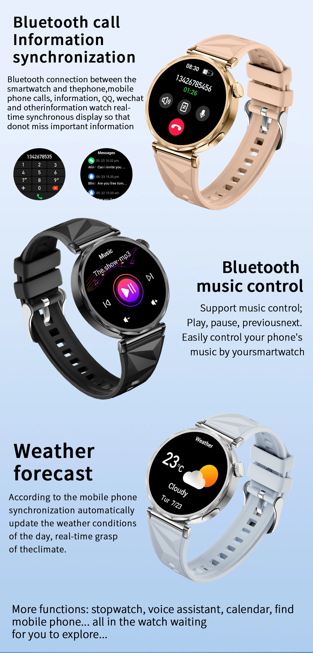 2026  JS WATCH CT5 IMNI Smart Watch 1.3inch AMOLED Heart Rate Monitor IP68 NFC Compass BT Call Smart Watch for Men Women