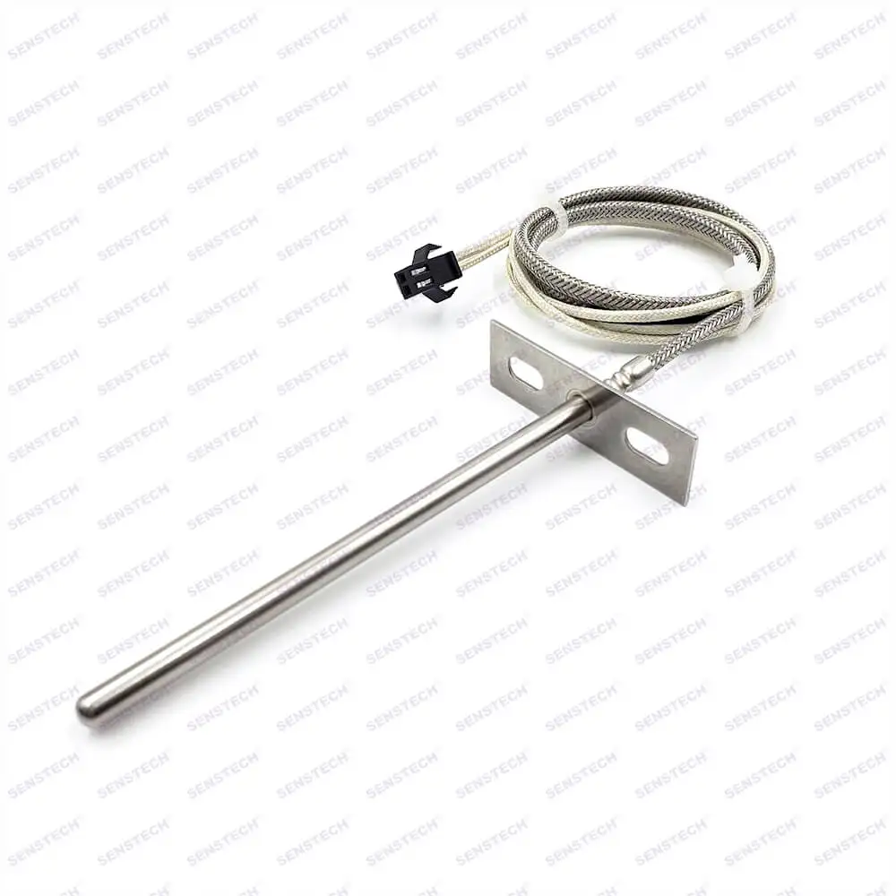Pt100 Sus304 Ntc Temperature Probe Sensor For Food Oven Flanged Pate