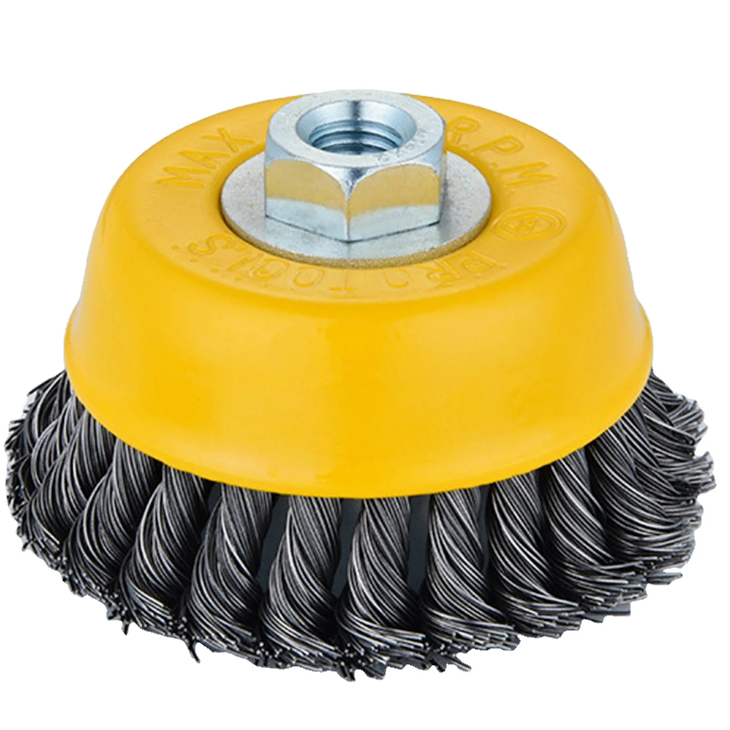 Knotted Cup Wire Strip Brush Buy Twisted Wire Cup Brush,Knotted Cup